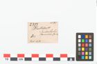 Etikett zu Bronzekniefibel (NHMW-PRAE-002377)